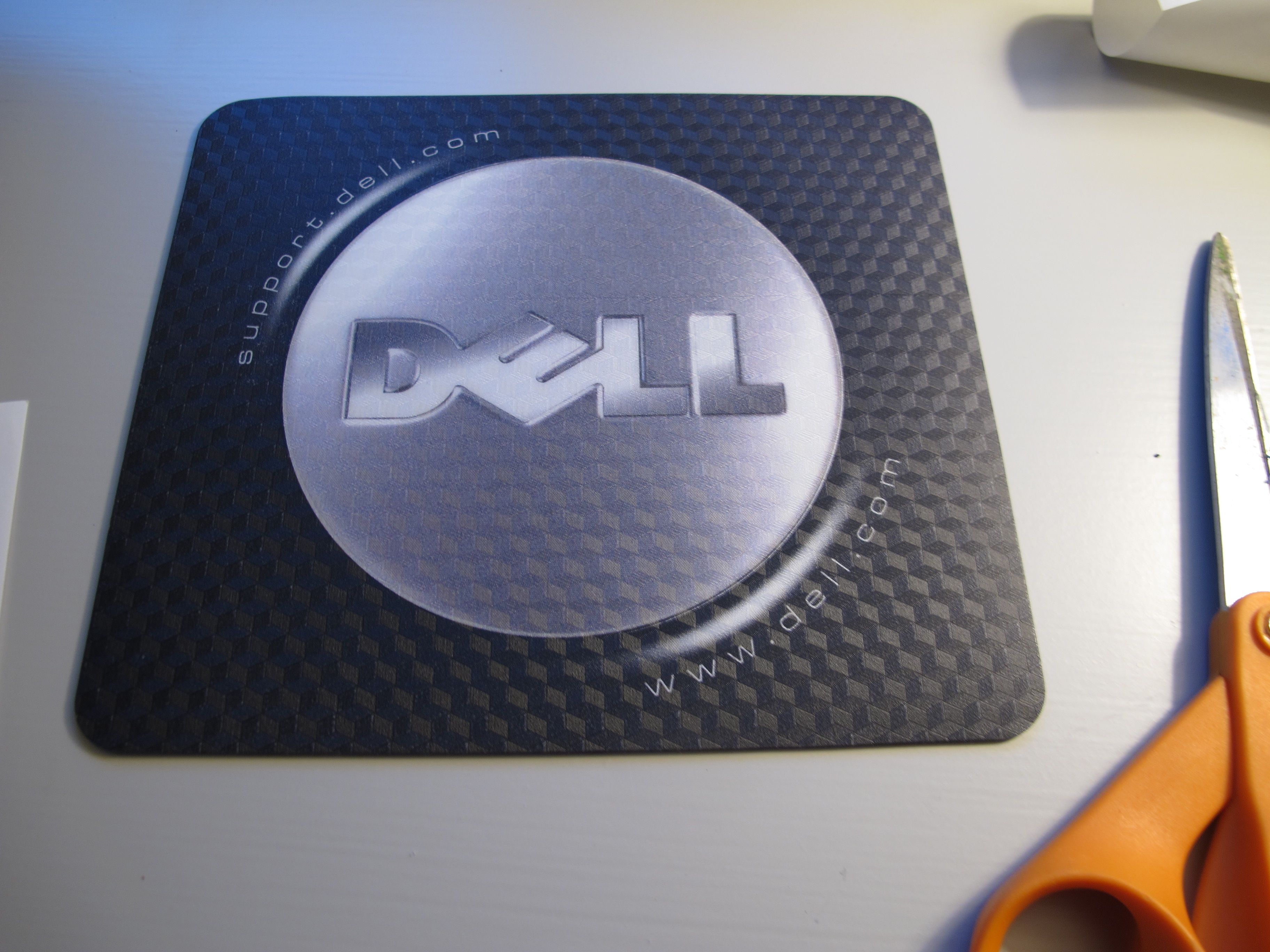 DIY Monogrammed Mousepad Using Free Monogram Printables...