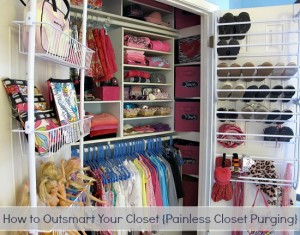 How to Outsmart, Purge and Organize a Closet Painlessly