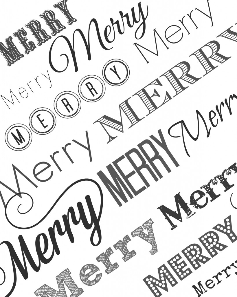 Free Printable Holiday Tags Wrapping Paper And Sign