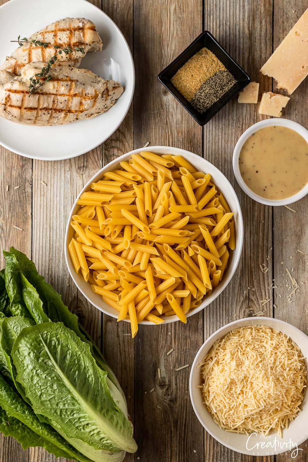 Chicken Caesar Cold Pasta Salad Recipe