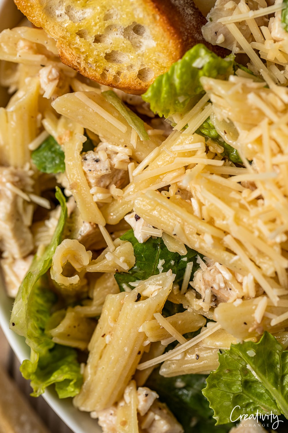 Chicken Caesar Cold Pasta Salad Recipe