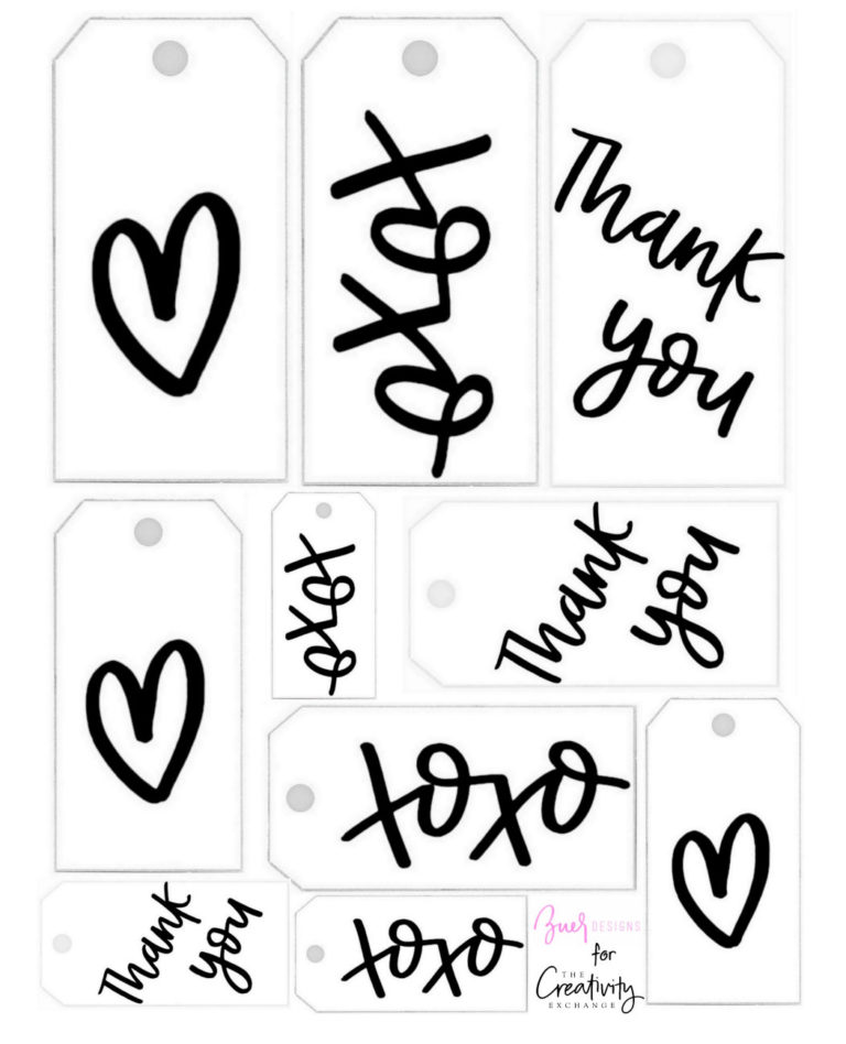 Free Printable Gift Tags and Wrap Paper